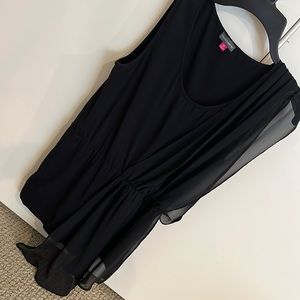 Vince Camuto size medium shawl tank top black.